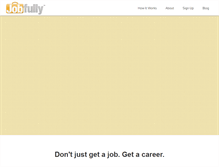 Tablet Screenshot of jobfully.com